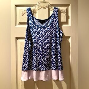 Ladies Sleeveless Blouse, Karen Kane brand.  Size Large.